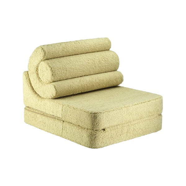 Zelené detské kresielko z textílie buklé Flipster – Wigiwama