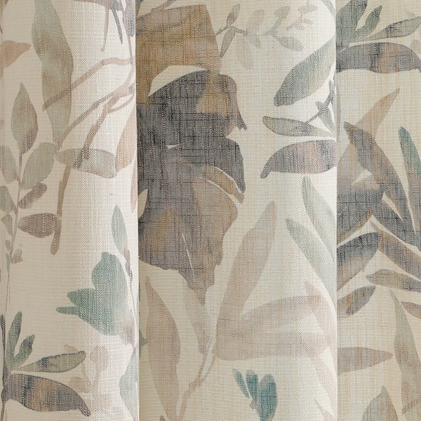 Krémovobiely/sivomodrý záves 135x250 cm Celesta – Restilo-image-2