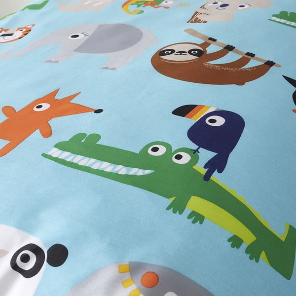 Detské obliečky s motívom zvierat Catherine Lansfield, 135 x 200 cm-image-3