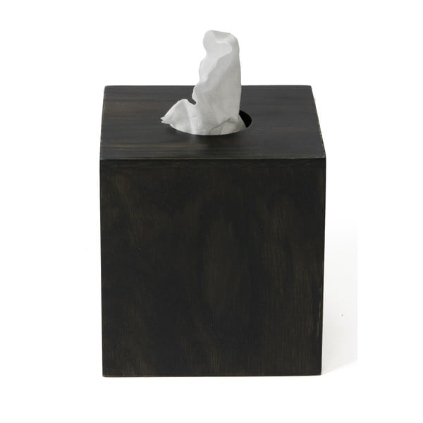 Box na vreckovky z dubového dreva Wireworks Mezza Dark-image-2