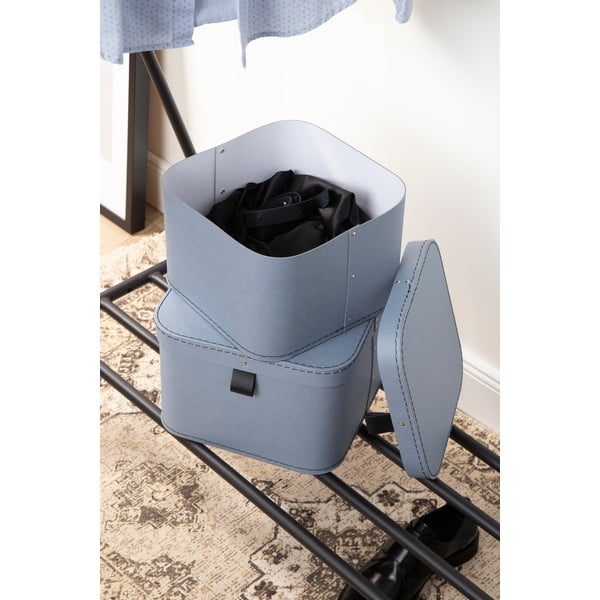 Kartónové úložné boxy s vekom v súprave 2 ks Ludvig – Bigso Box of Sweden-image-3