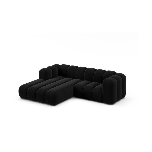 Antracitová rohová pohovka (ľavý roh) Lupine – Micadoni Home-image-1