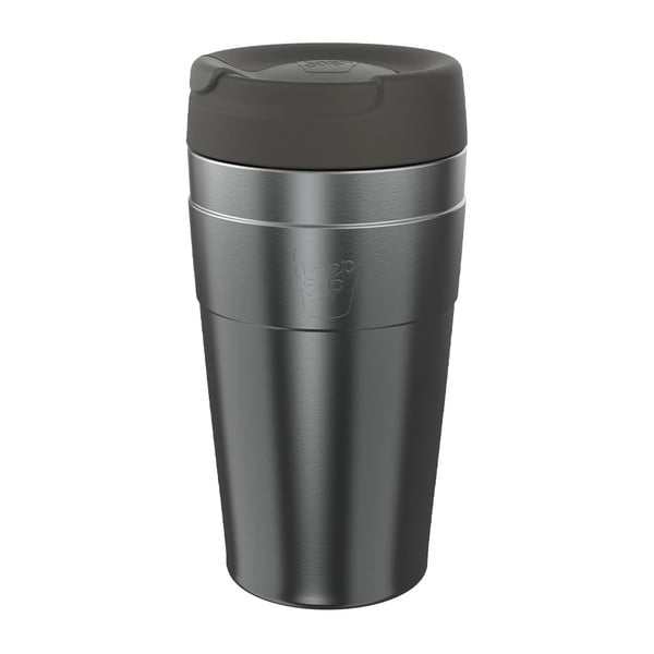 Antracitovosivý termo hrnček 454 ml Helix Therman Nitro Gloss L – KeepCup