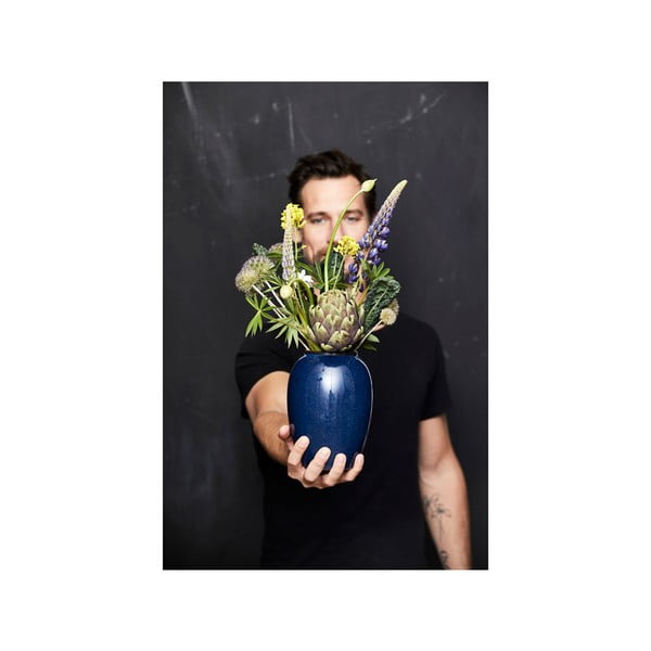 Tmavomodrá kameninová váza (výška  20 cm) Gastro Blue – Bitz-image-4