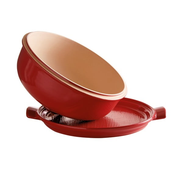 Červená keramická okrúhla forma na pečenie chleba Emile Henry, ⌀ 28,5 cm-image-3