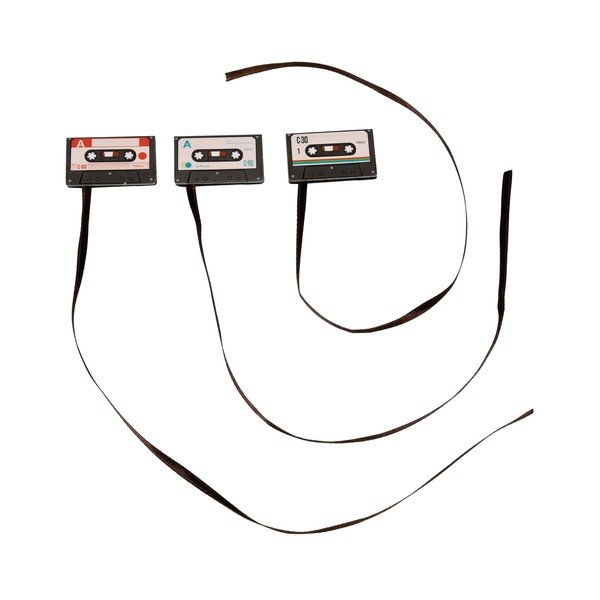 Záložky do knihy v súprave 3 ks Cassette – Rex London-image-1