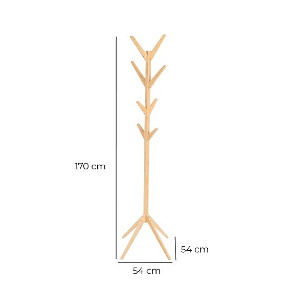 Bambusový vešiak v prírodnej farbe – Casa Selección-image-1