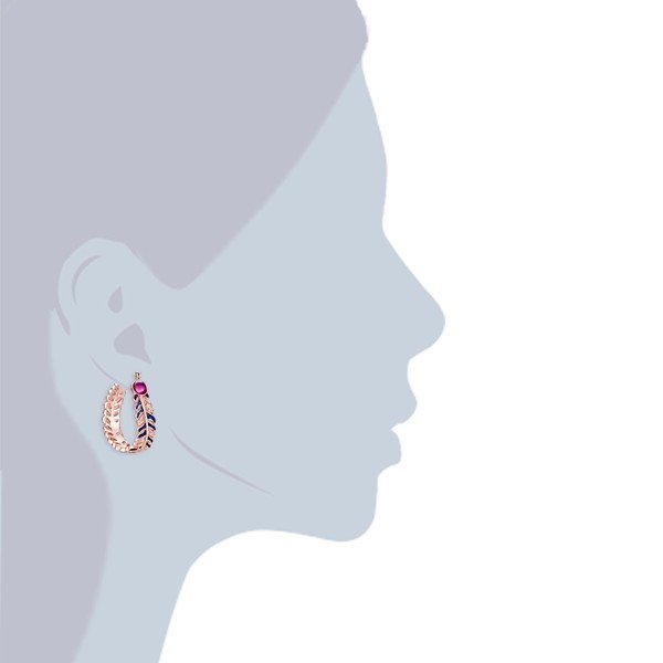 Náušnice s krištáľmi Swarovski Lilly & Chloe Jolene-image-2