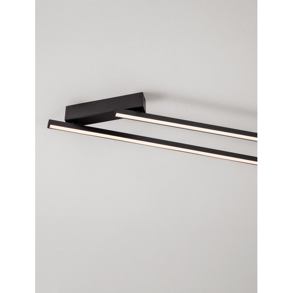 Matne čierne hliníkové LED stropné svietidlo so stmievačom 4x309 cm Briana – Nova Luce-image-3