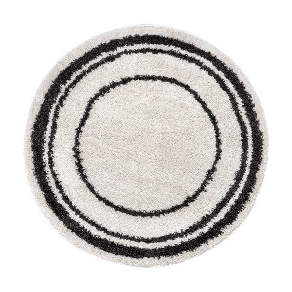 Krémovobiely koberec Mint Rugs Essential Alfie, ø 160 cm