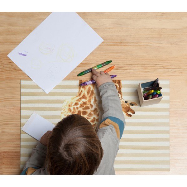 Podložka na stôl Little Nice Things Giraffe, 55 × 35 cm-image-1