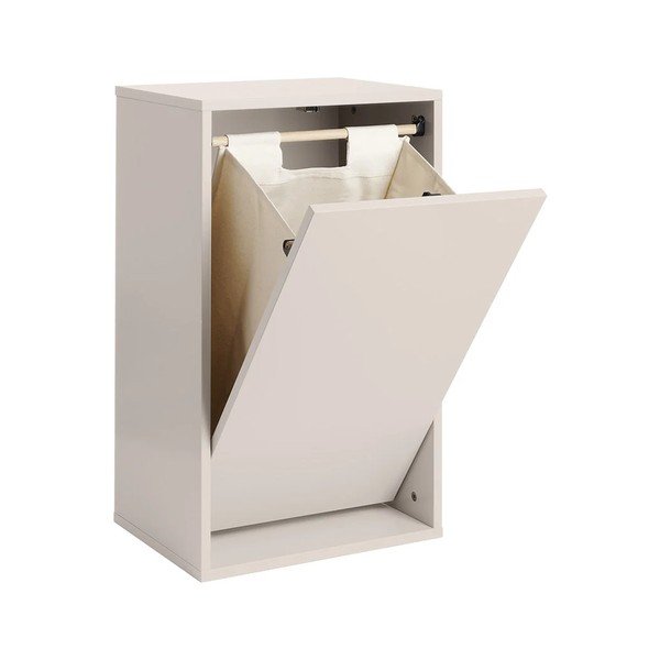 Svetlosivý nástenný kôš na bielizeň Laundry Box – ReCollector