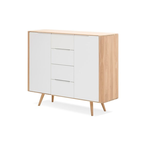 Komoda z dubového dreva Gazzda Ena Two, 135 × 42 × 110 cm-image-2