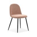 Svetloružové jedálenské stoličky v súprave 4 ks Malila – Marckeric