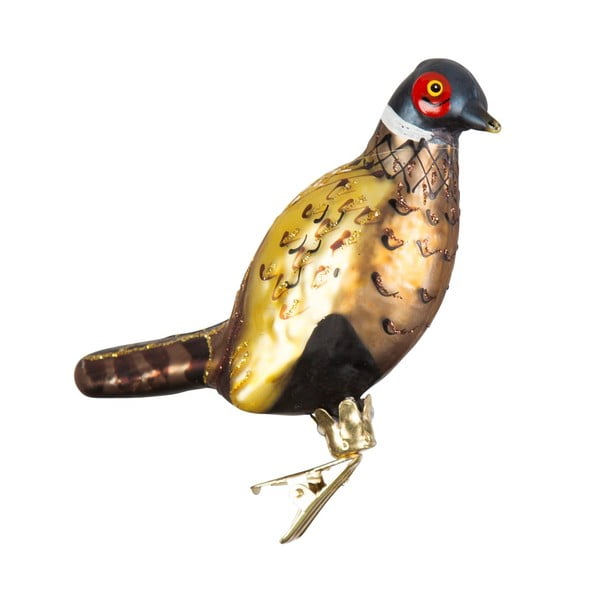 Sklenená ručne vyrobená vianočná ozdoba 18,5 cm Bird – Sass & Belle