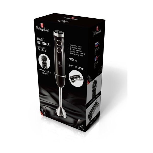 Čierny tyčový mixér Royal Black Collection - BerlingerHaus-image-3