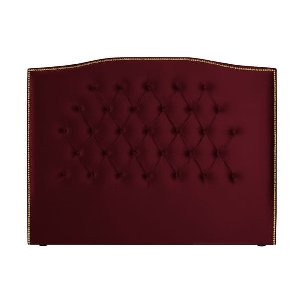 Červené čelo postele Mazzini Sofas Anette, 180 × 120 cm