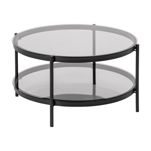 Okrúhly konferenčný stolík so sklenenou doskou ø 79 cm Bayonne - Actona-image-4