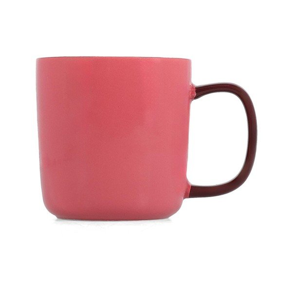 Ružový hrnček z kostného porcelánu 370 ml Mae – ONA