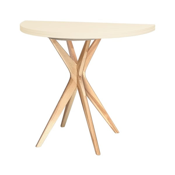 Okrúhly rozkladací jedálenský stôl 45x90 cm Jubi – Ragaba