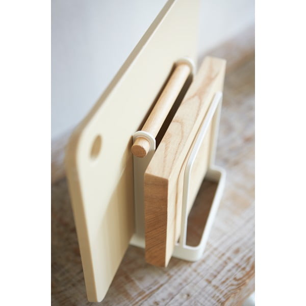 Biely stojan na doštičky na krájanie Yamazaki Tosca-image-3