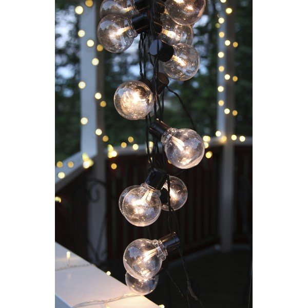 Čierna svetelná LED reťaz vhodná do exteriéru Star Trading Party, dĺžka 4,5 m-image-4