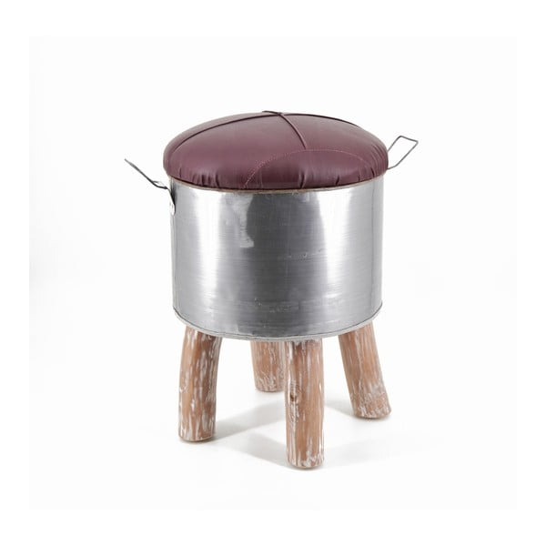 Polstrovaná stolička s metalickým ornamentom  Moycor