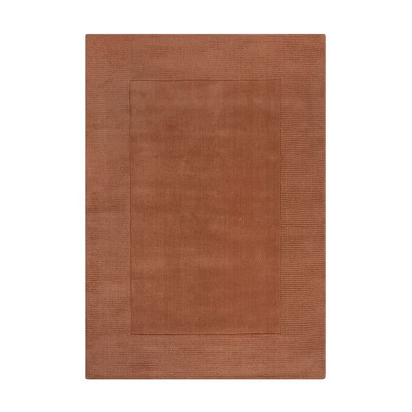 Vlnený koberec v tehlovej farbe 120x170 cm - Flair Rugs