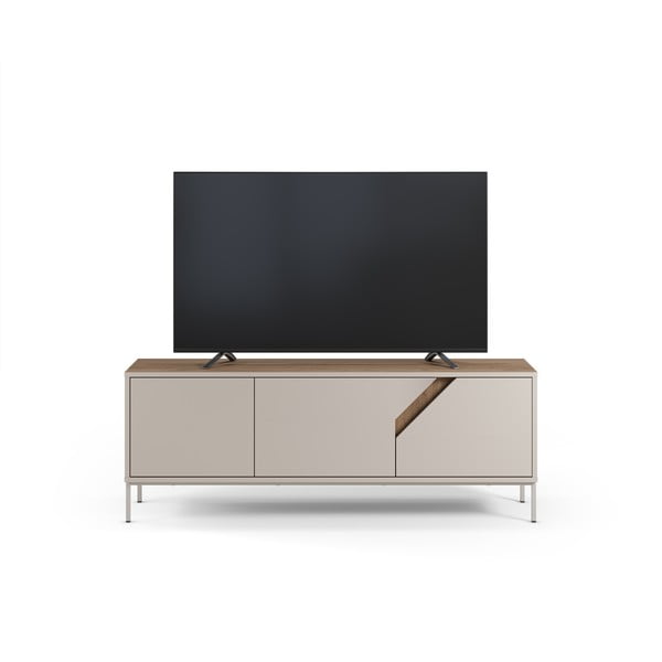 Komoda v dekore duba v krémovo-prírodnej farbe 150x55x35 cm Lilou – Marckeric-image-3