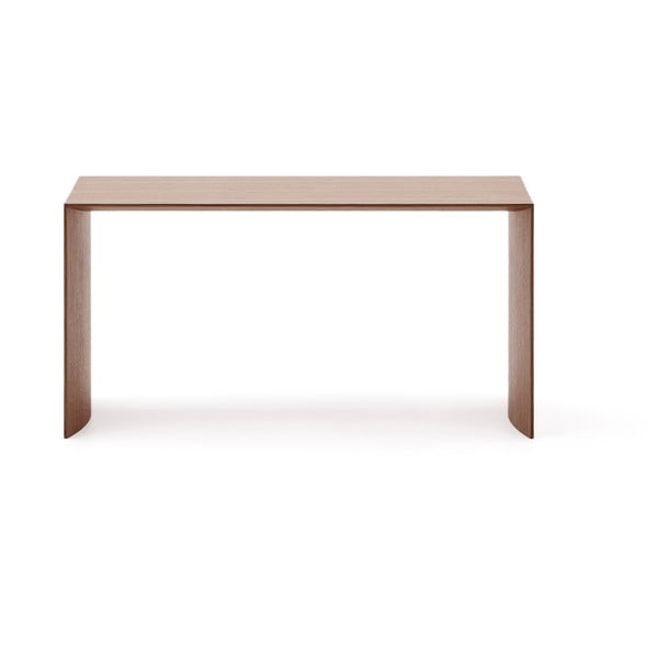 Konferenčný stolík v tmavoprírodnej farbe v dekore orecha 45x90 cm Litto – Kave Home-image-4