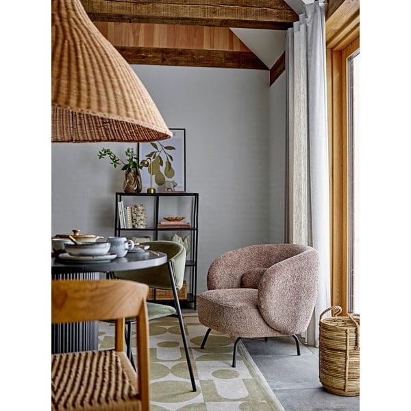 LED stmievateľná stolová lampa v zlatej farbe s kovovým tienidlom (výška 35,5 cm) Niko – Bloomingville-image-1