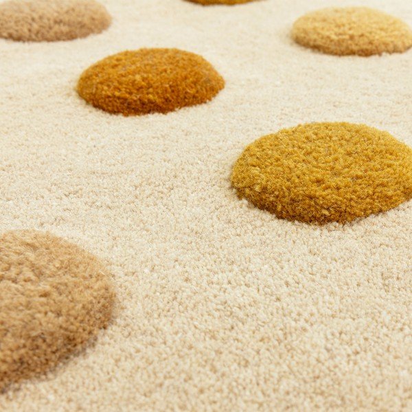 Žltý ručne tkaný vlnený koberec 160x230 cm Dotty – Asiatic Carpets-image-4