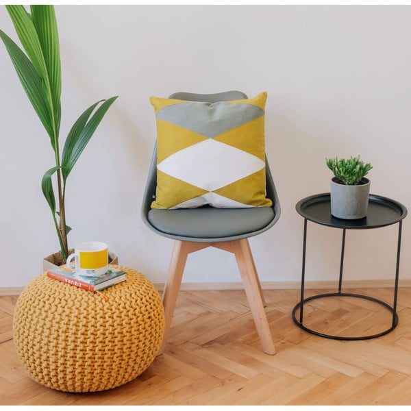 Súprava 2 sivých stoličiek s bukovými nohami Bonami Essentials Retro-image-1