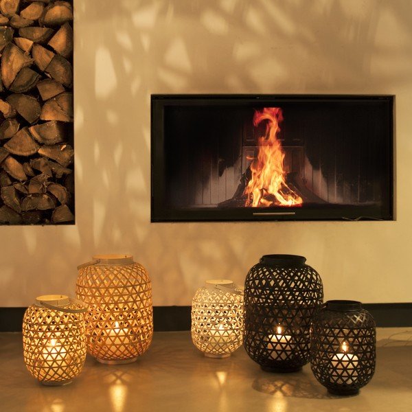 Čierny lampáš Present Time Lattice, výška 27 cm-image-3
