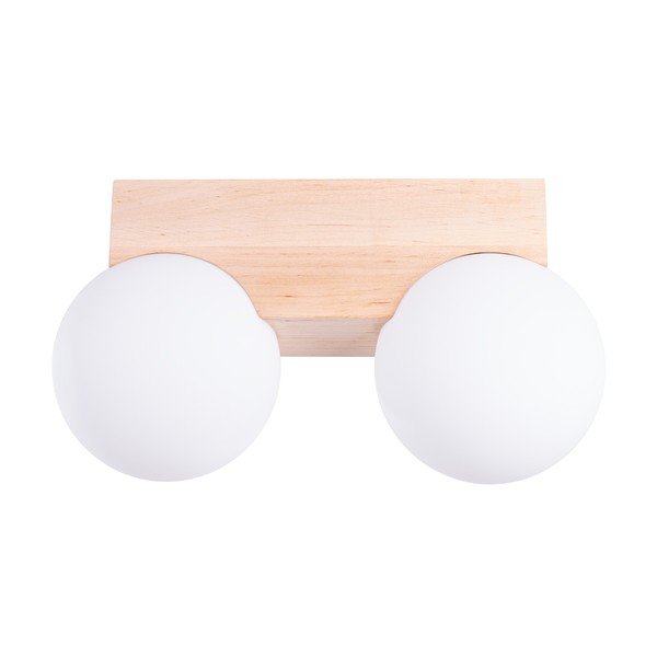 Biele/v prírodnej farbe stropné svietidlo so skleneným tienidlom ø 12 cm Solum – Sollux