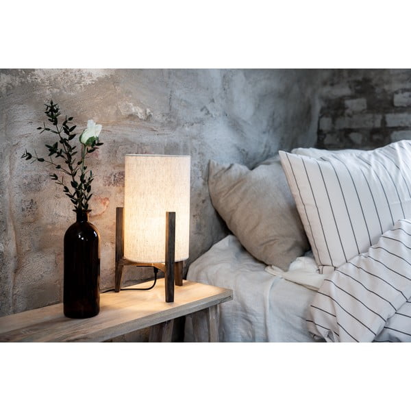 Béžová stolová lampa s textilným tienidlom (výška  39 cm) Eruca – Markslöjd-image-1