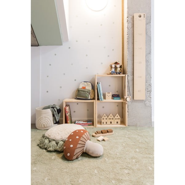 Svetlozelený prateľný ručne tkaný bavlnený koberec 140x200 cm Woods Symphony Olive – Lorena Canals-image-4