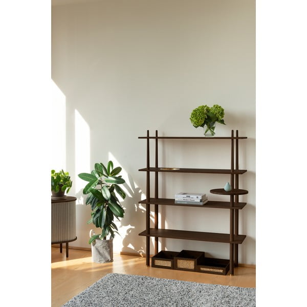 Hnedý modulárny policový systém v dekore duba 110x148 cm Stories - UMAGE-image-1