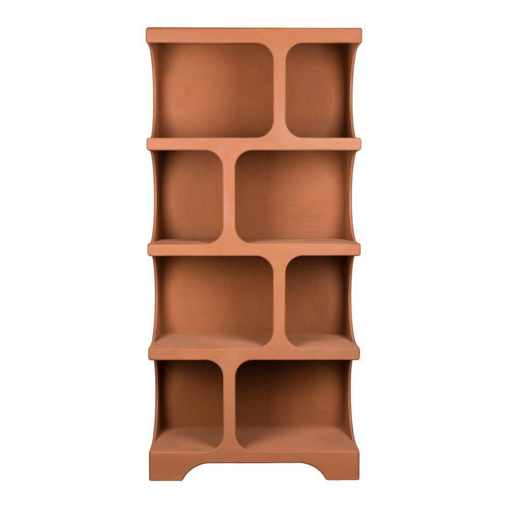 E-shop Knižnica v terakotovej farbe 85x180x37 cm Dundee – Dutchbone