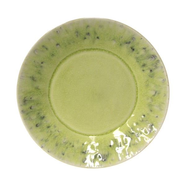 Zelený keramický dezertný tanier Costa Nova Madeira, ⌀ 21 cm