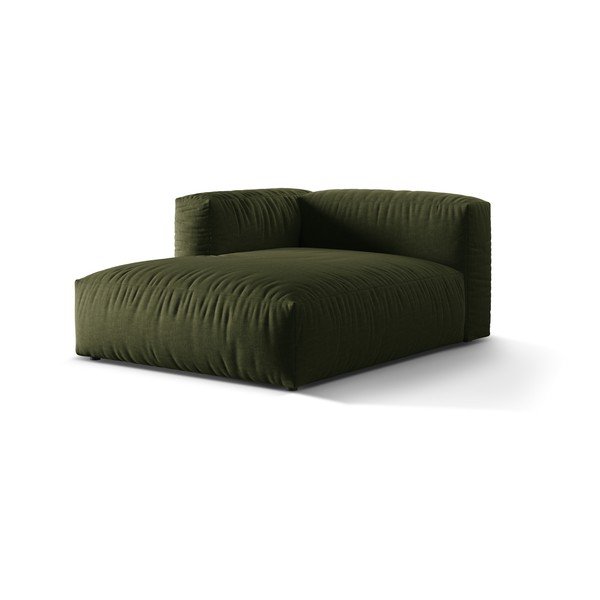 Zelený modul pohovky (ľavý roh) Martina – Micadoni Home-image-1