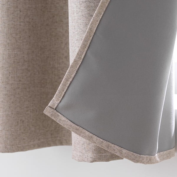 Hnedý zatemňovací záves 140x180 cm Crepuscule – douceur d'intérieur-image-3