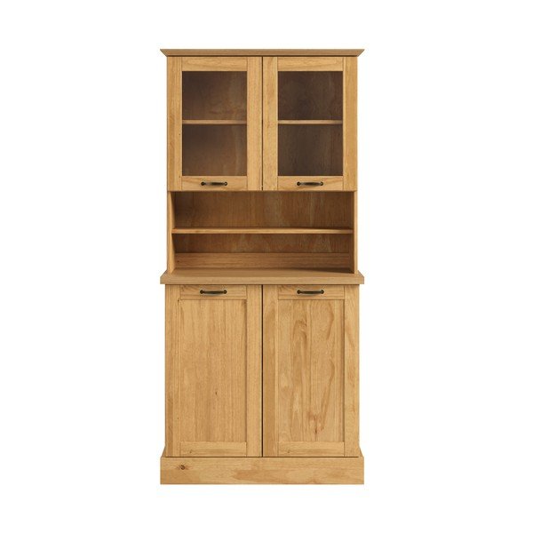 Skriňa z borovicového dreva v svetlo prírodnej farbe 86x181,5x37 cm Teramo – Støraa