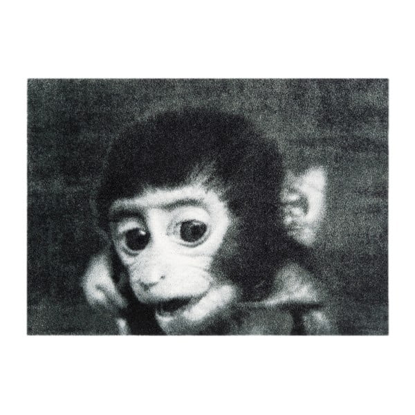 Sivá rohožka Mint Rugs StateMat Monkey, 50 × 75 cm