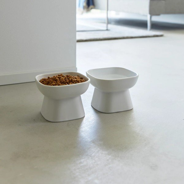 Keramická miska pre domáceho maznáčika Tower – YAMAZAKI-image-2