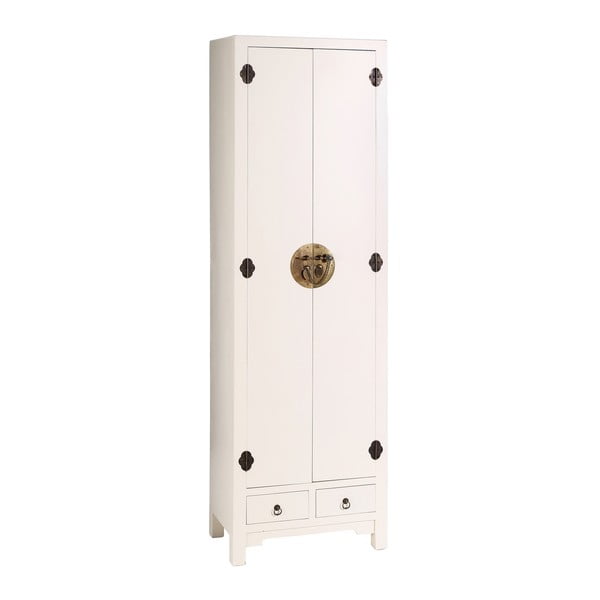Biela šatníková skriňa 55x185 cm Oriente – Ixia
