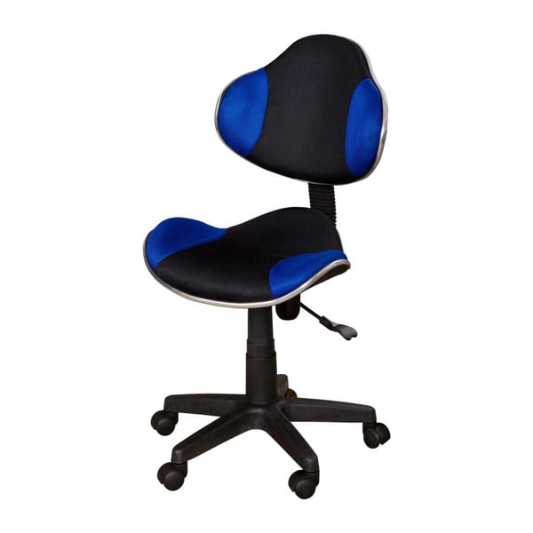 Modro-čierna kancelárska stolička SOB Office