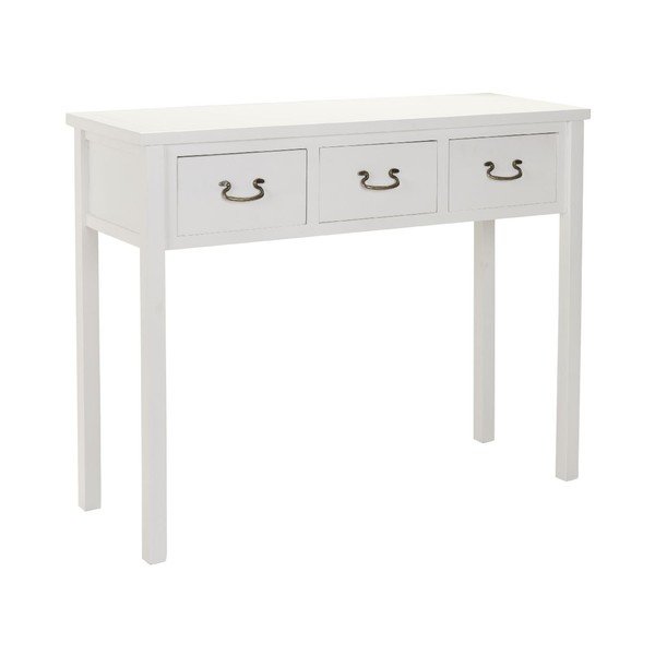 Biely konzolový stolík Safavieh Riley