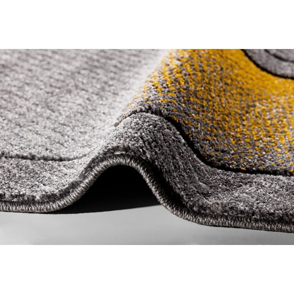 Koberec v okrovožltej a sivej farbe 133x190 cm Meteo – FD-image-3