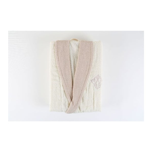 Béžový unisex župan zo 100% bavlny Greg, veľ. M/L-image-1